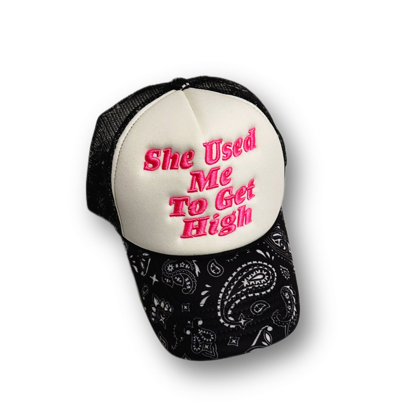 “She Used Me To Get High” Trucker Hat
